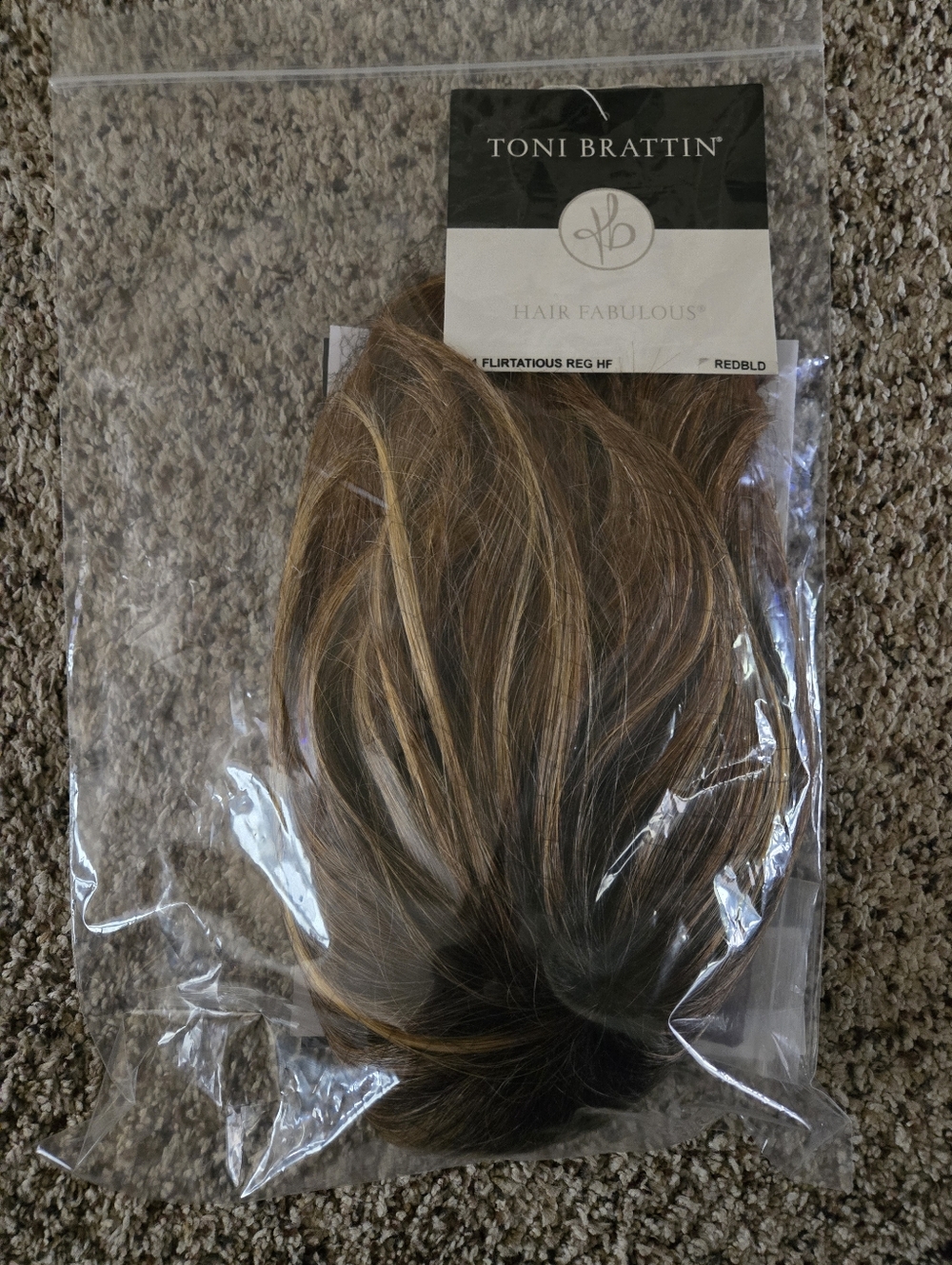 Toni Brattin. Flirtatious Wig. Red/ Blonde. New With Tag. Heat Friendly - Picture 4 of 4